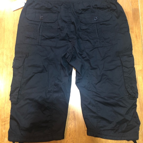 White Tag Long Cargo Shorts - Picture 2 of 4